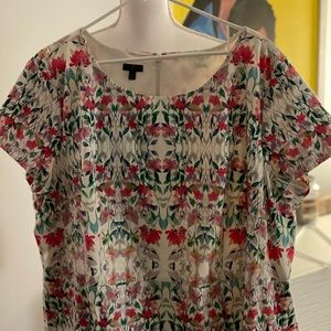 Floral Talbots Shift Dress - EUC, Size 22W